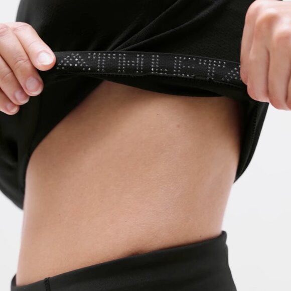 New Athleta S Momentum Seamless Flex Ultra Crop Tank Black Small - Picture 7 of 8